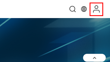 header login button